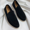 Gio - Vintage loafers i skinn for menn