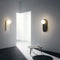 Nordisk vegglampe med ringfot i glass, 1-lys