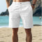Avslappet linshorts for menn til avslappede sommerdager