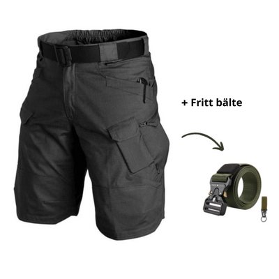 Alex - Shorts med flere lommer + gratis belte