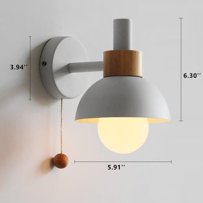 Nordic Macaron Globe 1-Light vegglampe