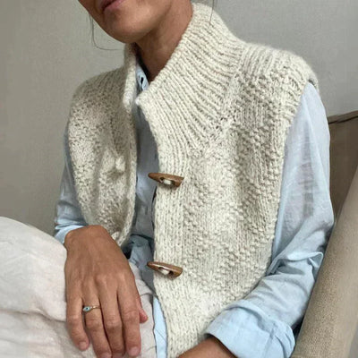 Evy - Elegant ullcardigan med knapper