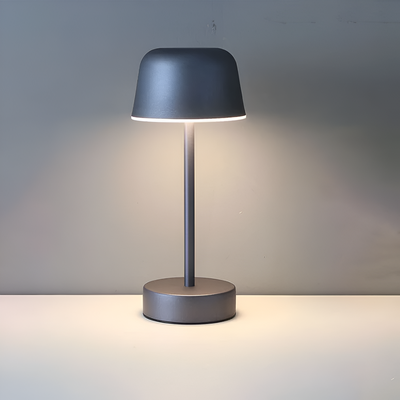 Fargerik LED-bordlampe i retrodesign, trådløs, USB