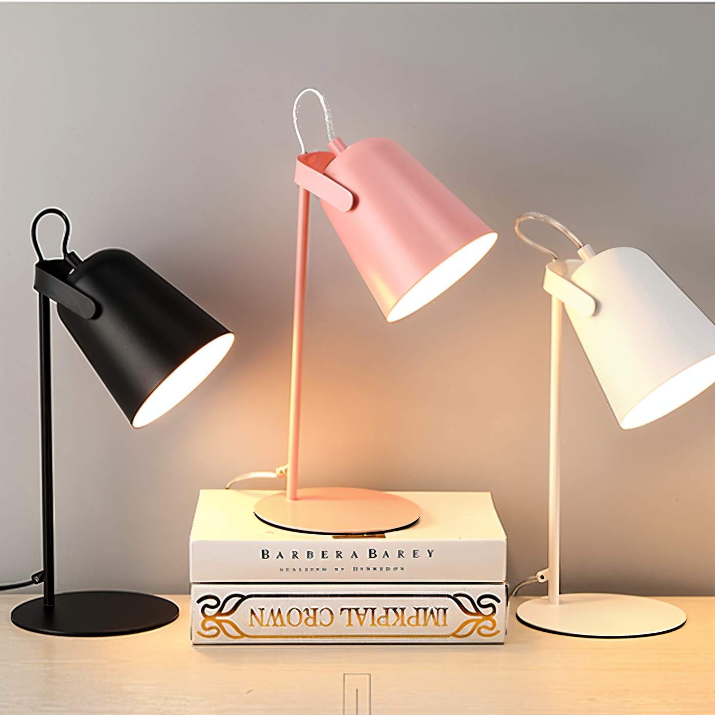 Macaron bordlampe - nordisk skrivebordslampe - justerbar lampe