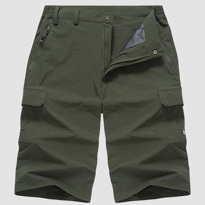 Hurtigtørkende cargo shorts for menn