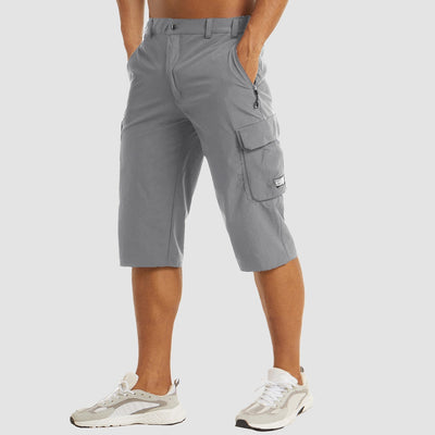 Hurtigtørkende cargo shorts for menn
