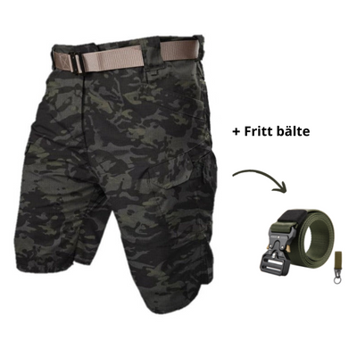 Alex - Shorts med flere lommer + gratis belte