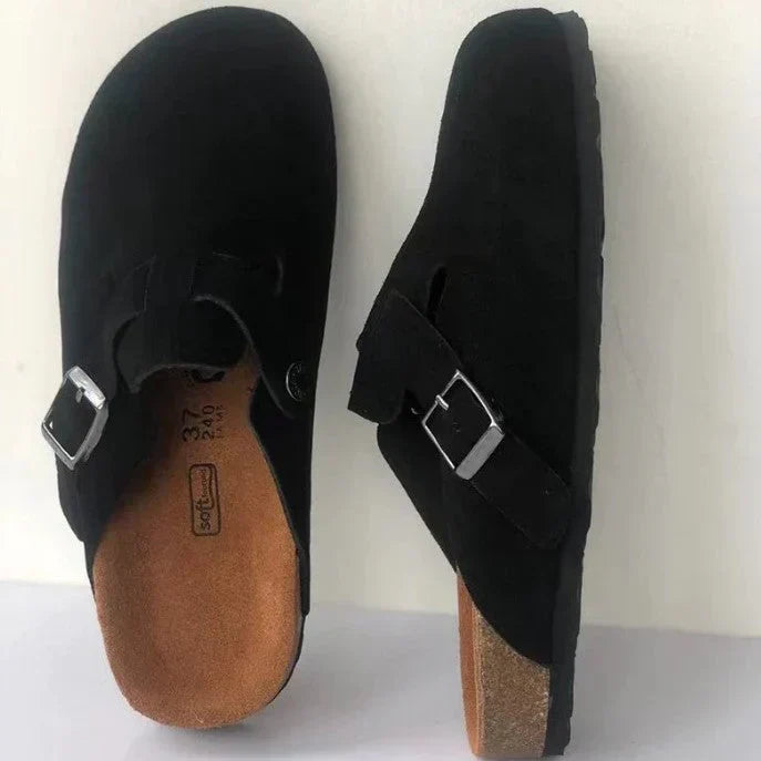 Unisex Boston sandaler i ekte skinn – komfort og stil for sommeren 2025