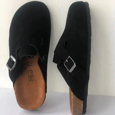 Unisex Boston sandaler i ekte skinn – komfort og stil for sommeren 2025