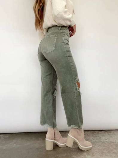 Xyrisa slitte jeans