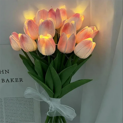 TulipGlow - Bærbart LED-tulipan nattlys