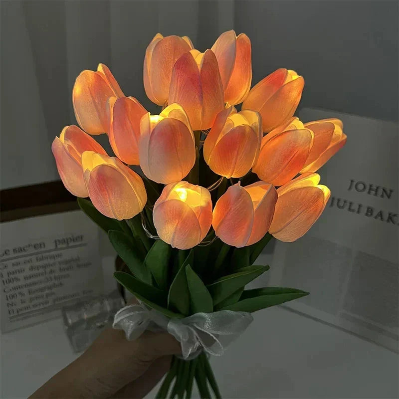 TulipGlow - Bærbart LED-tulipan nattlys