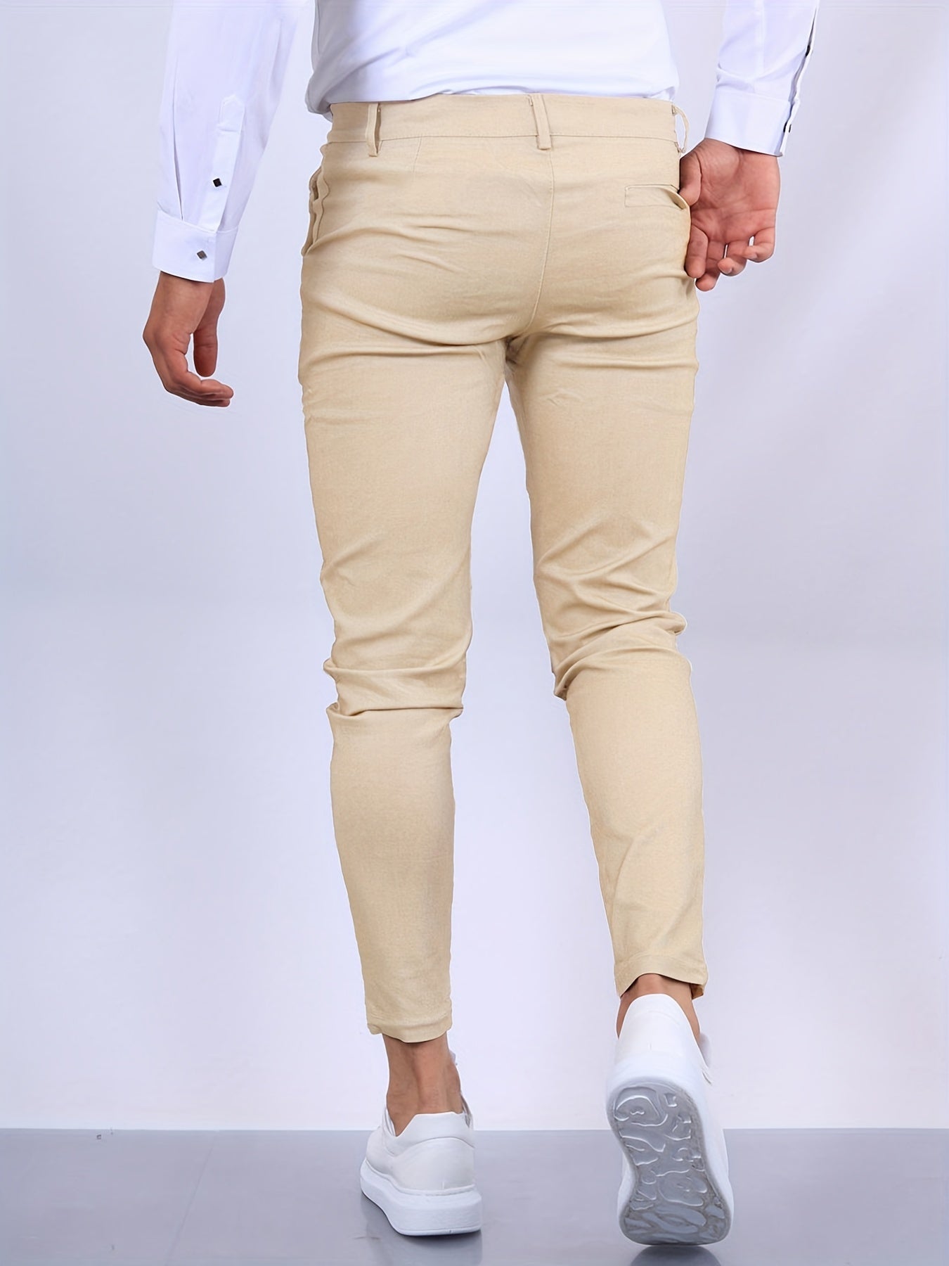 Skinny chino-bukse for menn