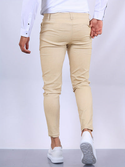Skinny chino-bukse for menn