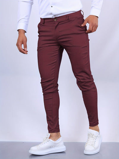 Skinny chino-bukse for menn
