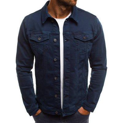 Casual denimjakke for menn