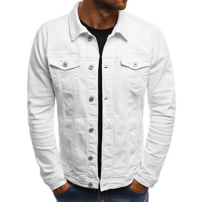 Casual denimjakke for menn