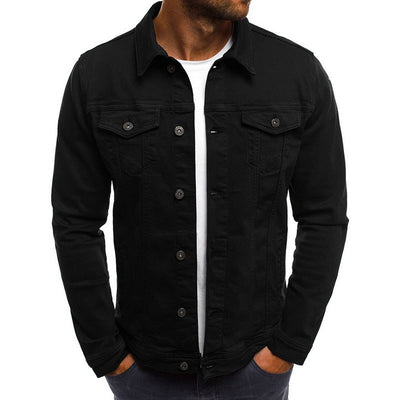 Casual denimjakke for menn